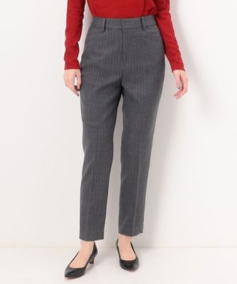＜COMME CA Sサイズ (Women/小さいサイズ)＞〔　Ｓサイズ　〕　【セットアップ対応】ウールストライプ　パンツ（５４０６ＰＥ１２）