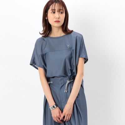 ＜COMME CA Sサイズ (Women/小さいサイズ)＞〔　Ｓサイズ　〕　デニムジャージー　プルオープルオーバー（５４１０ＥＣ１３）