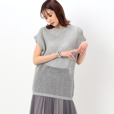 ＜COMME CA Sサイズ (Women/小さいサイズ)＞〔　Ｓサイズ　〕　メランジニット　プルオーバー（５４１０ＩＣ１０）