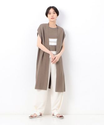 ＜COMME CA Sサイズ (Women/小さいサイズ)＞〔　Ｓサイズ　〕　ギマコットン　ニットジレ（５４１１ＩＣ１３）
