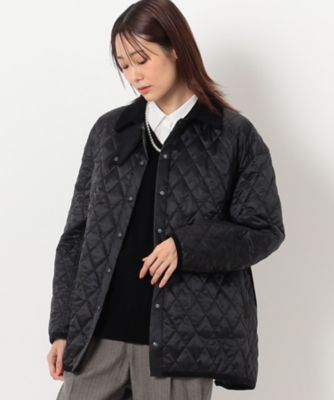 ＜COMME CA Sサイズ (Women/小さいサイズ)＞〔　Ｓサイズ　〕　シレータフタダイヤ柄　キルティングコート（５４２７ＭＥ０３）