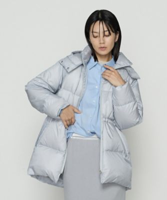 コムサ（COMME CA）/〔 Sサイズ 〕 ライトナイロンタフタ  フード付きダウンコート Sサイズ 〕 ライトナイロンタフタ フード付きダウンコート