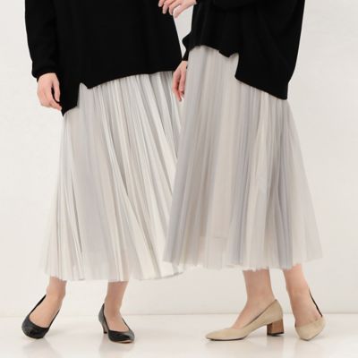 ＜COMME CA Sサイズ (Women/小さいサイズ)＞〔Ｓサイズ〕【リバーシブル】ソフトチュール　スカート（５４３８ＦＡ１７）