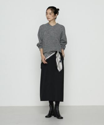 Sサイズ 〕 裏起毛2WAYストレッチ スカート（5438FM07