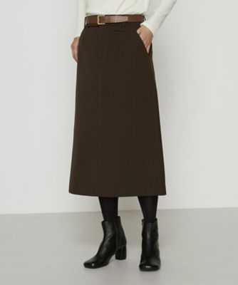 COMME CA Sサイズ (Women/小さいサイズ)/コムサ エスサイズ 〔 Sサイズ 〕 裏起毛2WAYストレッチ スカート(5438FM07) チャイロ14 【三越伊勢丹/公式】