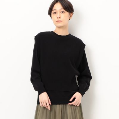 ＜COMME CA Sサイズ (Women/小さいサイズ)＞〔　Ｓサイズ　〕　【ツインニット】ケーブルニット　プルオーバー（５４５０ＩＣ０２）