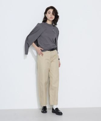 Sサイズ 〕 コットンダルストレッチ プルオーバー（5450IO03