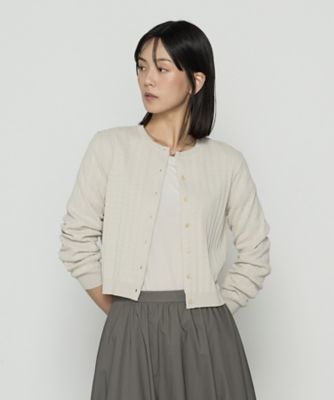 新品　yori  ファンシーヘムケーブルカーディガン ヨリ yori ファンシーヘムケーブルカーディガン カーデ キャメル