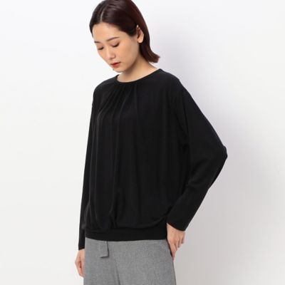 ＜COMME CA Sサイズ (Women/小さいサイズ)＞〔　Ｓサイズ　〕　ラグウォームプレミア　丸首ギャザープルオーバー（５４６０ＥＡ１４）