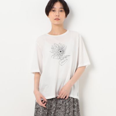 ＜COMME CA Sサイズ (Women/小さいサイズ)＞〔　Ｓサイズ　〕　シルケット天竺　Ｔシャツ（５４６０ＴＣ２３）