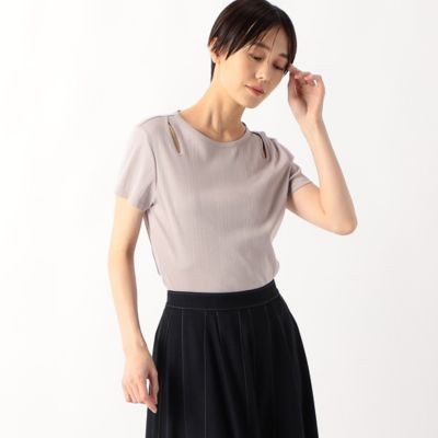 ＜COMME CA Sサイズ (Women/小さいサイズ)＞〔　Ｓサイズ　〕　ランダム針抜き　プルオーバー（５４６０ＴＧ１０）