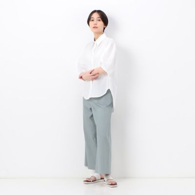 〔　Ｓサイズ　〕　オーガニックコットンマグワッシャー　ボリューム袖シャツ（５４７１ＨＣ１７）