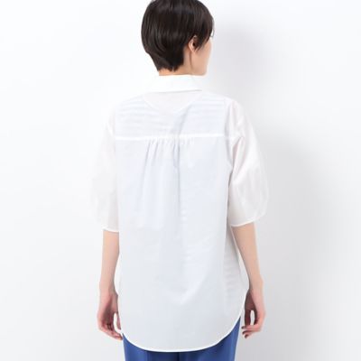 〔　Ｓサイズ　〕　オーガニックコットンマグワッシャー　ボリューム袖シャツ（５４７１ＨＣ１７）