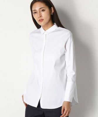 ＜COMME CA Sサイズ (Women/小さいサイズ)＞〔Ｓサイズ〕ストレッチブロード　シャツ（５４７１ＨＹ１０）