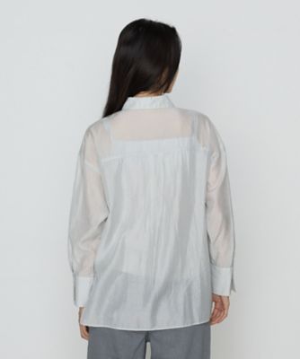 〔　Ｓサイズ　〕　シアーキュプラシルク　シャツ（５４７３ＨＫ１３）