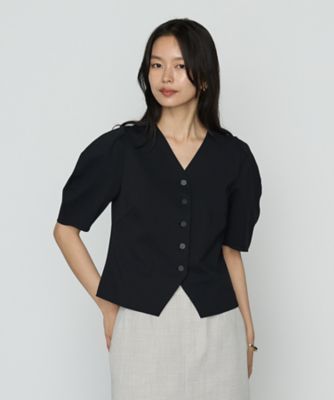 ＜COMME CA Sサイズ (Women/小さいサイズ)＞〔　Ｓサイズ　〕　ハイコンパクトコットンポンチ　シャツ（５４７３ＨＫ１５）