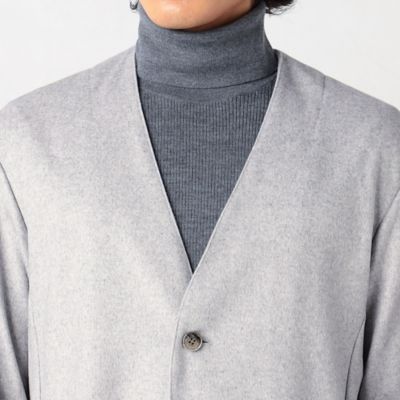 ウール×カシミヤビーバー加工　はっぴコート（５９１０ＷＡ０８）