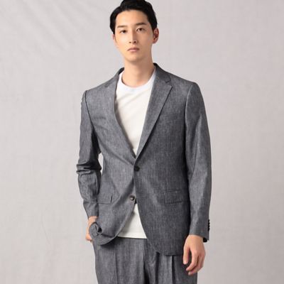 ＜ARTISAN MEN (Men)＞【ニュークラシックセットアップ】ヘリンボーンジャケット（５９１５ＪＣ０１）