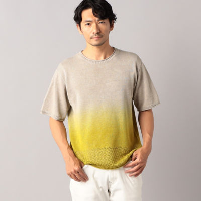 ＜ARTISAN MEN (Men)＞リネングラデーションニット（５９３６ＫＧ１３）