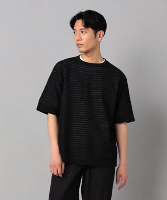 ＜ARTISAN MEN (Men)＞シアー透かし編みニット　プルオーバー（５９３６ＫＫ０３）