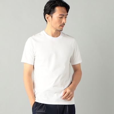 “アルビニ”リンガーネック　スリムフィット　Ｔシャツ（５９４２ＴＧ０４）