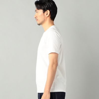 “アルビニ”リンガーネック　スリムフィット　Ｔシャツ（５９４２ＴＧ０４）