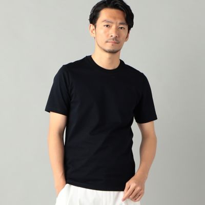 “アルビニ”リンガーネック　スリムフィット　Ｔシャツ（５９４２ＴＧ０４）