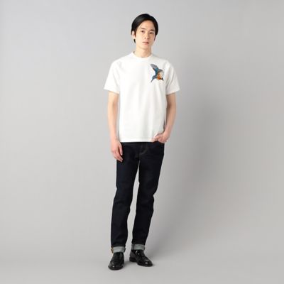 “カワセミ”刺繍Ｔシャツ（５９４２ＴＧ０８）