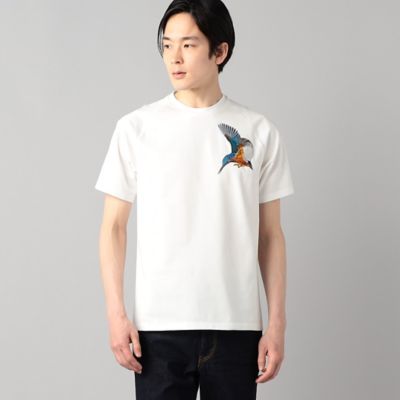 “カワセミ”刺繍Ｔシャツ（５９４２ＴＧ０８）