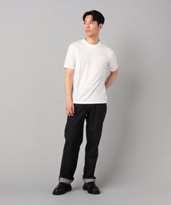 ダブルフェイス　ラミー天竺　クルーネックＴシャツ（５９４２ＴＫ０７）
