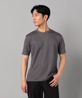 ダブルフェイス　ラミー天竺　クルーネックＴシャツ（５９４２ＴＫ０７）
