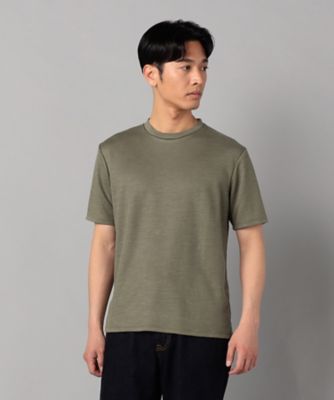 ダブルフェイス　ラミー天竺　クルーネックＴシャツ（５９４２ＴＫ０７）