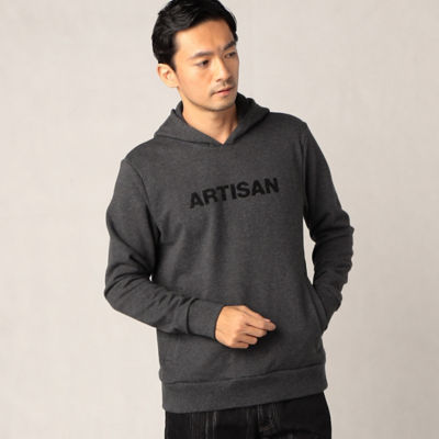 ＜ARTISAN MEN (Men)＞ＡＲＴＩＳＡＮ　ロゴプリント　スウェットプルパーカ（５９４５ＣＡ１３）