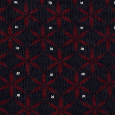 麻の葉模様　クルーソックス（５９５４ＱＡ０４）