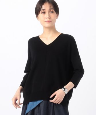 〔　ＴＡＬＬサイズ　〕　【前後２ＷＡＹ】ミラノリブ編み　ベーシックＶプルオーバー（６７０４ＩＧ０３）