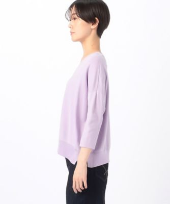 〔　ＴＡＬＬサイズ　〕　【前後２ＷＡＹ】ミラノリブ編み　ベーシックＶプルオーバー（６７０４ＩＧ０３）
