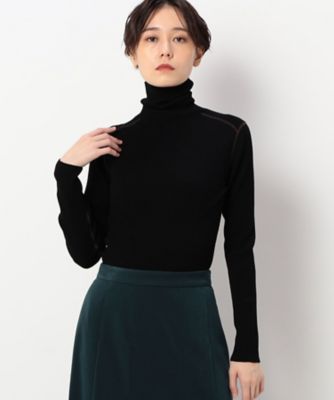 ＜COMME CA TALL (Women/大きいサイズ)＞〔ＴＡＬＬサイズ〕リブニット　タートルネック（６７０５ＩＡ０６）