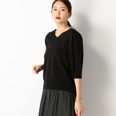 〔ＴＡＬＬサイズ〕ミラノリブ　ドルマン風　ニットプルオーバー（６７０５ＩＷ０５）
