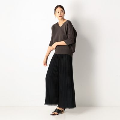〔ＴＡＬＬサイズ〕ミラノリブ　ドルマン風　ニットプルオーバー（６７０５ＩＷ０５）