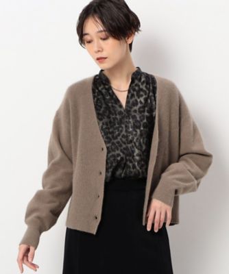 ＜COMME CA TALL (Women/大きいサイズ)＞〔ＴＡＬＬサイズ〕フォックス　ショー丈カーディガン（６７０６ＩＡ０４）