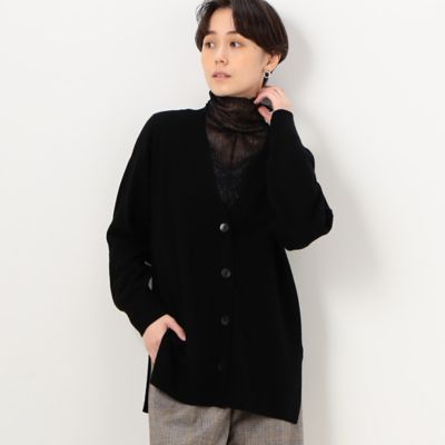 ＜COMME CA TALL (Women/大きいサイズ)＞〔　ＴＡＬＬサイズ　〕　紡糸　　ニット　カーディガン（６７０６ＩＡ１１）