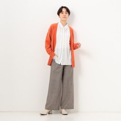 〔　ＴＡＬＬサイズ　〕　紡糸　　ニット　カーディガン（６７０６ＩＡ１１）