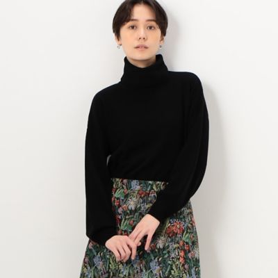 ＜COMME CA TALL (Women/大きいサイズ)＞〔　ＴＡＬＬサイズ　〕　紡糸　スヌード付き　ニットプルオーバー（６７０６ＩＡ１２）