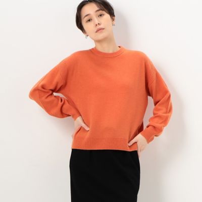 〔　ＴＡＬＬサイズ　〕　紡糸　スヌード付き　ニットプルオーバー（６７０６ＩＡ１２）
