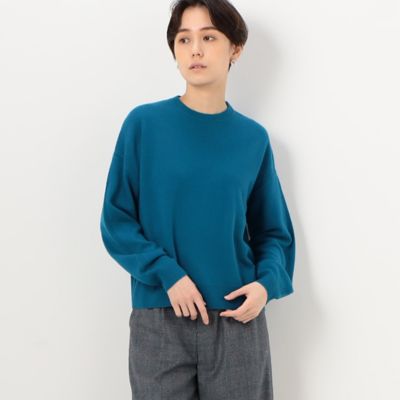 〔　ＴＡＬＬサイズ　〕　紡糸　スヌード付き　ニットプルオーバー（６７０６ＩＡ１２）