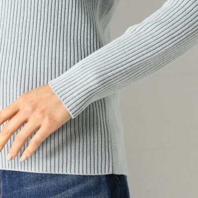〔ＴＡＬＬサイズ〕リブニット　タートルネック　プルオーバー（６７０６ＩＷ１１）
