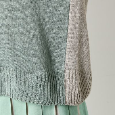 〔ＴＡＬＬサイズ〕カラーブロック　リネンプルオーバー（６７２０ＩＴ１１）