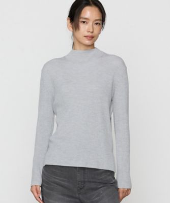 COMME CA TALL (Women/大きいサイズ)/コムサ トール 〔 TALLサイズ 〕 カノコリブ ニットプルオーバー(6725II07)