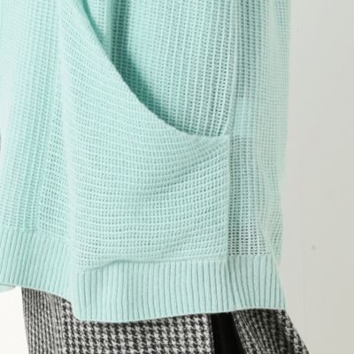 〔ＴＡＬＬサイズ〕　カシミヤ混　ニットカーディガン（６７２５ＩＷ１２）