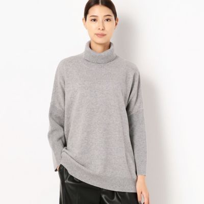 ＜COMME CA TALL (Women/大きいサイズ)＞〔ＴＡＬＬサイズ〕　カシミヤ混　ニットプルオーバー（６７２５ＩＷ１３）